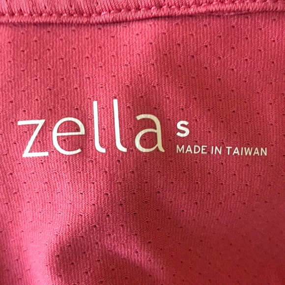 Zella elongated pullover performance hoodie in coral size S - Picture 8 of 9